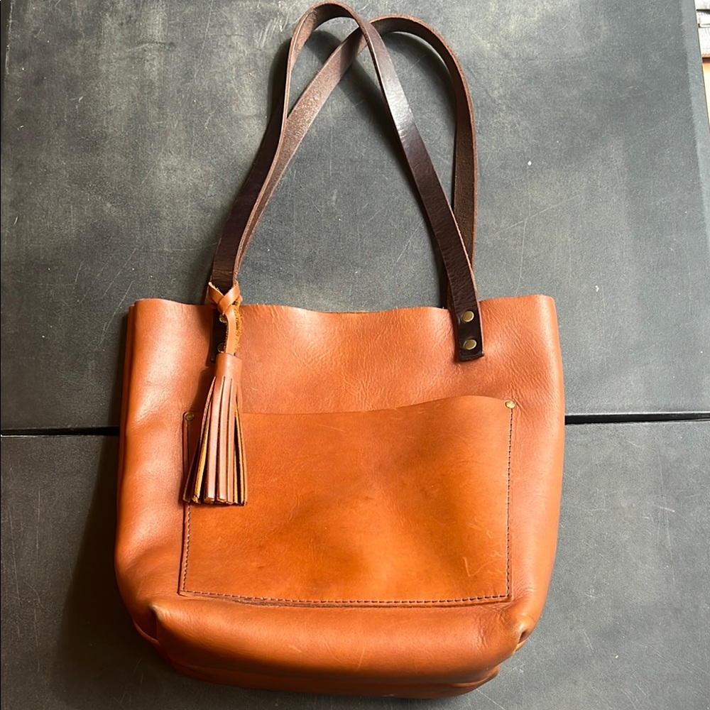Portland Leather Tote Bag